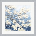 thumbnail image 1 of Dogwood Blossoms II Indigo by James Wiens, Framed Wall Art, 19.5W x 19.5H, 1 of 1