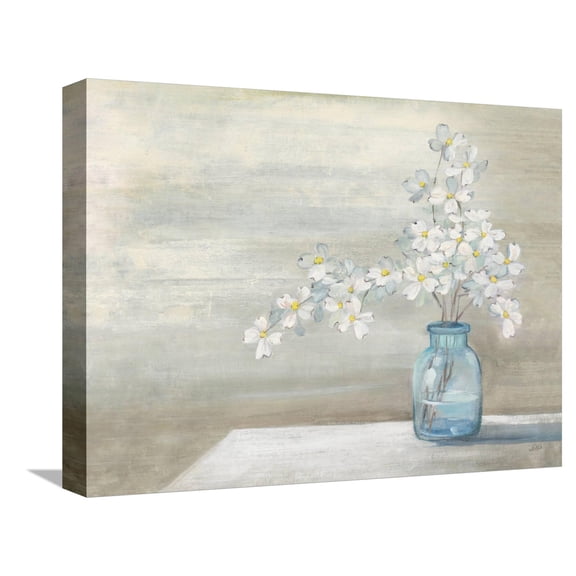 Art.com Dogwood Bouquet Stretched Canvas Print Wall Art by Julia Purinton, 16" x 12"