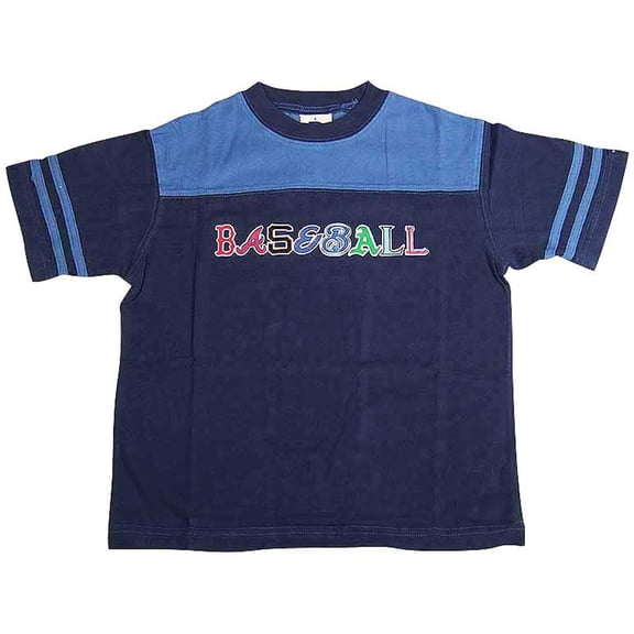 Dogwood Little Boys Short Sleeve Screen Print 100% Cotton T - Shirt Tops 11639-7 (navy)