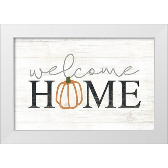 Dogwood Portfolio 14x11 White Modern Wood Framed Museum Art Print Titled - Welcome Home