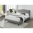 thumbnail image 1 of Dogwood Upholstered Bed with Nailhead Arched Headboard, 1 of 17