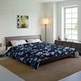 thumbnail image 1 of Dogwood on Blue Floral Pattern Design Comforter, 1 of 2