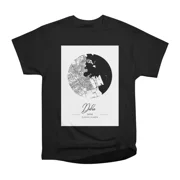Doha Qatar Black Water City Map T-Shirt Tee Gift For Him Merch For Her Apparel For Friend