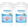 thumbnail image 1 of Doheny’s 3-Inch Stabilized Chlorine Tablets for Sanitizing Swimming Pools | 99% Pure Tri-Chlor 90% Available Chlorine | Long-Lasting, UV-Protected, Slow-Dissolving | Individually Wrapped 100lb Bucket, 1 of 9