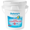 thumbnail image 1 of Doheny’s 3-Inch Stabilized Chlorine Tablets for Sanitizing Swimming Pools | 99% Pure Tri-Chlor, 90% Available Chlorine | Long-Lasting, UV-Protected, Slow-Dissolving | Individually Wrapped 10lb Bucket, 1 of 9