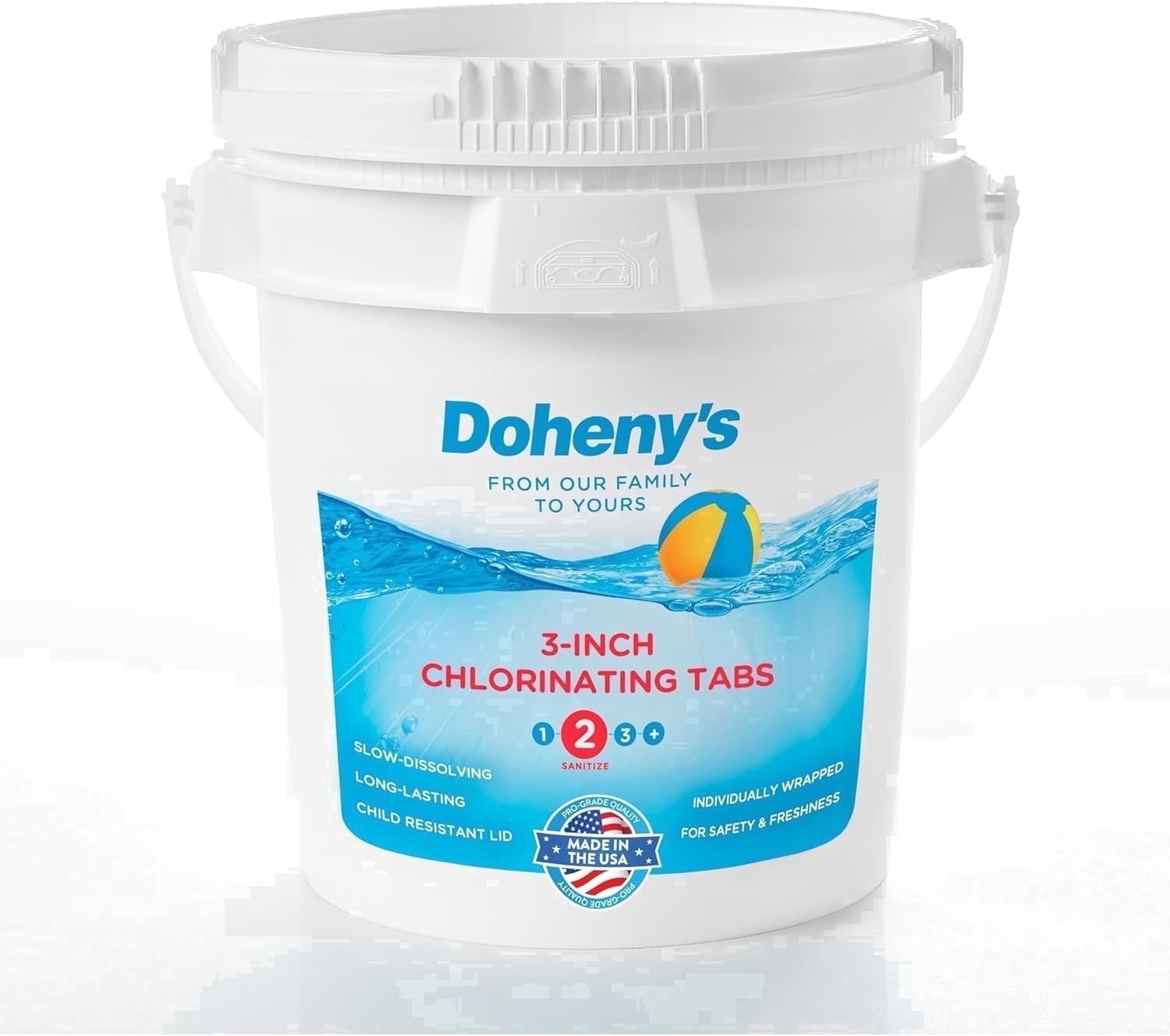Doheny's 3-Inch Stabilized Chlorine Tablets | 99% Pure Tri-Chlor