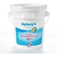 thumbnail image 1 of Doheny’s 3-Inch Stabilized Chlorine Tablets | 99% Pure Tri-Chlor, 90% Available Chlorine | Long-Lasting, UV-Protected, Slow-Dissolving Pool Sanitizer | Individually Wrapped, Childproof 8lb Bucket, 1 of 9