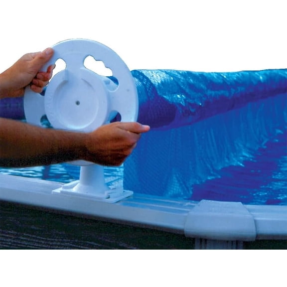 Doheny's Above Ground Solar Cover Reel Systems (Fits Pools Up to 18' Wide. Deluxe Wheel)