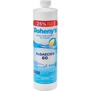 Dohenys Algaecide 60 Liquid Pool Algaecide, Pro-Grade, Metal-Free, Non-Foaming, No Stains or Clouding, Prevents All Algae, 40 oz