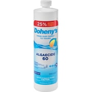Doheny’s Algaecide 60 Pool Algae Preventative, Metal-Free Non-Foaming Formula, Prevents All Algae Types, Safe for Salt, Chlorine and Bromine Pools, Treats up to 160,000 Gallons, 40 oz Bottle