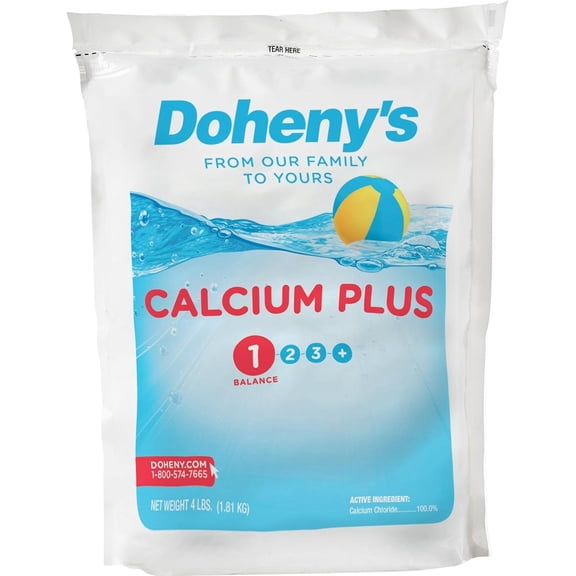 Doheny's Calcium Plus | Raise Your Calcium Hardness Level | Pro-Grade Granular/Flake Calcium Chloride | Low Calcium Hardness Levels Lead to Corrosion & Staining On Pool Surfaces and Fixtures | 5 LB