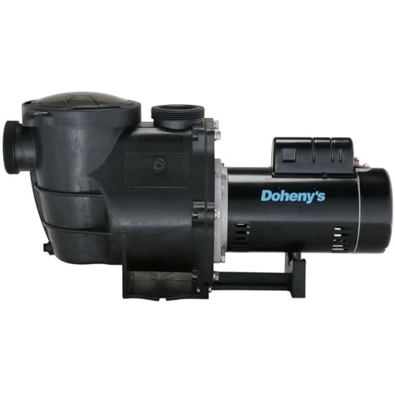 Doheny’s Inground Pool Pump, 1.5 HP, 115/230V, 97 GPM, Self-Priming, Heavy-Duty, Energy Efficient