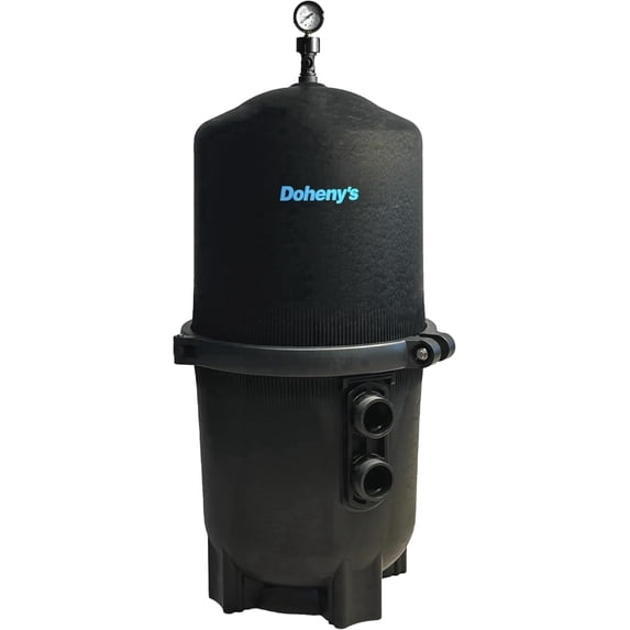 Doheny’s Pool Pro Deluxe Vertical Grid DE Pool Filter, 60 Sq Ft, In-Ground Swimming Pool Filtration System