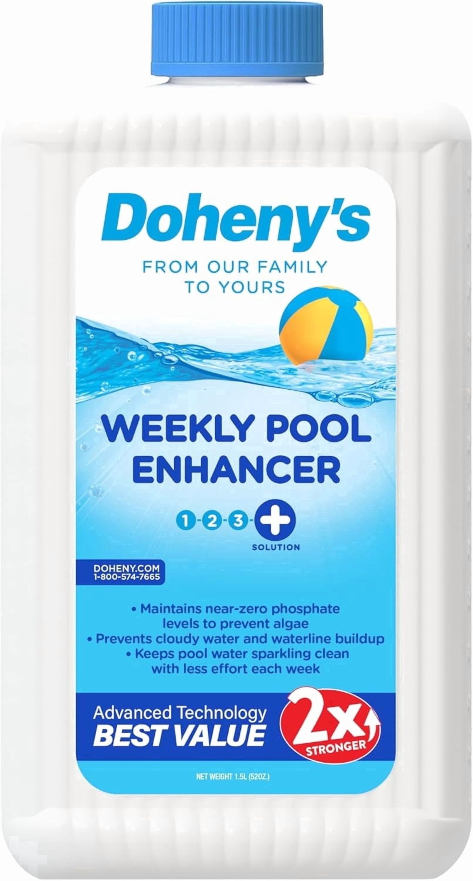 Pool Filter Enhancer Doheny's Pro-Grade Plus Weekly Pool Enhancer | 3-In-1 Pool Solution ...