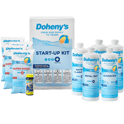 Dohenys Ultimate Pool Opening Start-Up Kit, Made in USA, Metal Out, Clarifier & Super Shock, Free Test Strips, Treats up to 30,000 Gallons