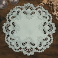 thumbnail image 1 of Doilies Set of 4 for Dining Table, Gray Table Linen, Table Placemats, 15 inches Round - The Creola Collection - Home Decor, 1 of 9