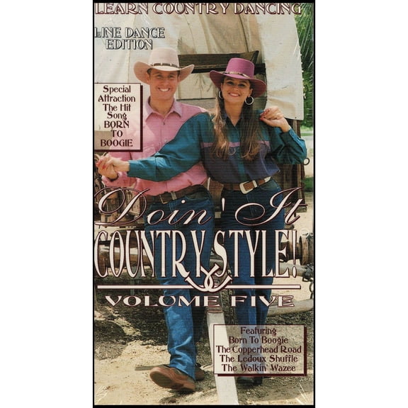 Doin' It Country Style! - Volume 5 - Line Dance Edition (VHS Tape)