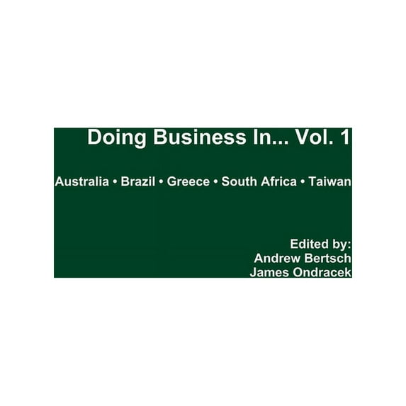 Doing Business In... Vol. 1, (Paperback)