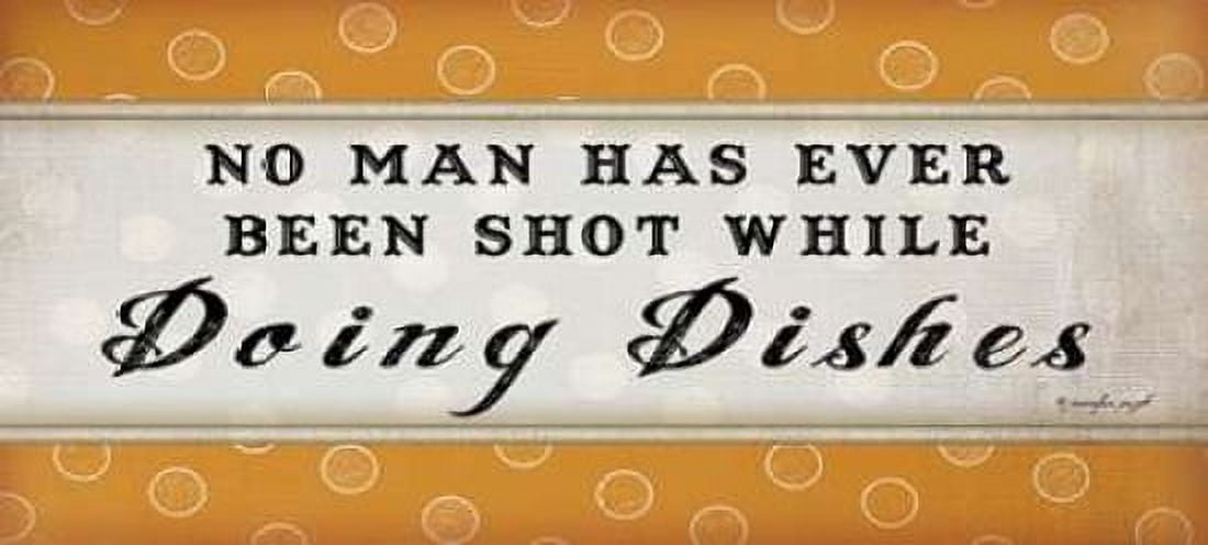 Doing Dishes Canvas Art - Jennifer Pugh (10 x 20)