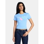 Doing My Best Women's Graphic Cropped Baby Tee with Short Sleeves, Sizes XXS-XXL
