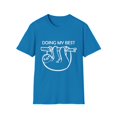 thumbnail image 1 of Doing My Best Sloth | Sloth Gift | Sarcasm | Pun | Motivational | Funny Unisex Softstyle T-Shirt, 1 of 4