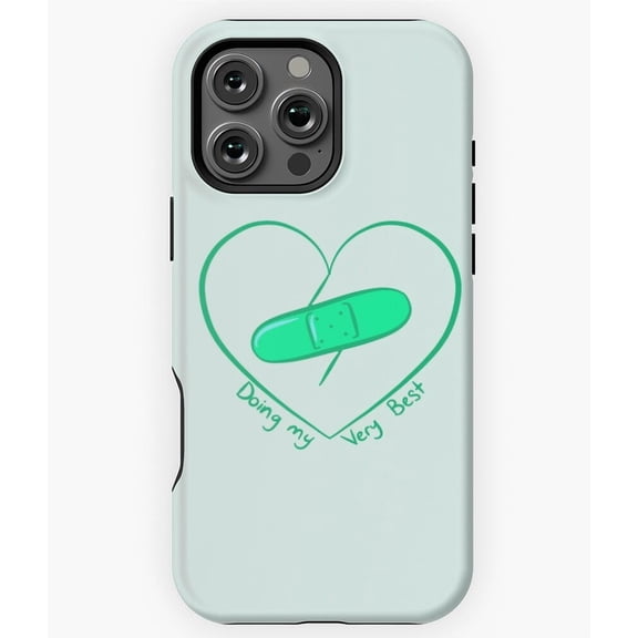 Doing My Very Best Mint Phone Case for iPhone 16 15 14 13 12 11 Pro Max