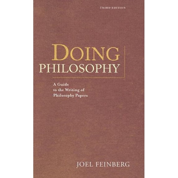 Pre-Owned Doing Philosophy: A Guide to the Writing of Philosophy Papers (Paperback) 0534626262 9780534626266