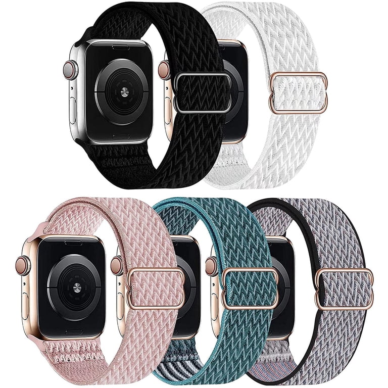 Doingart 5 Packs Nylon Band for iWatch Series SE/7/6/5/4/3/2  display picture 1