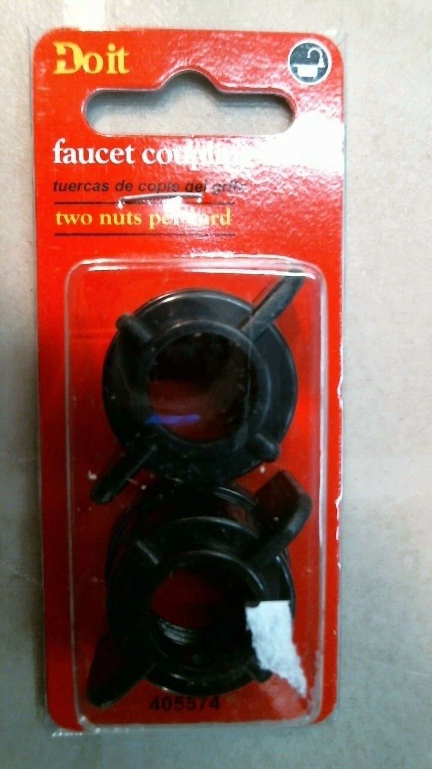 Doitbest 405574 Faucet Coupling Nuts, 2Pk., Black Free Shipping