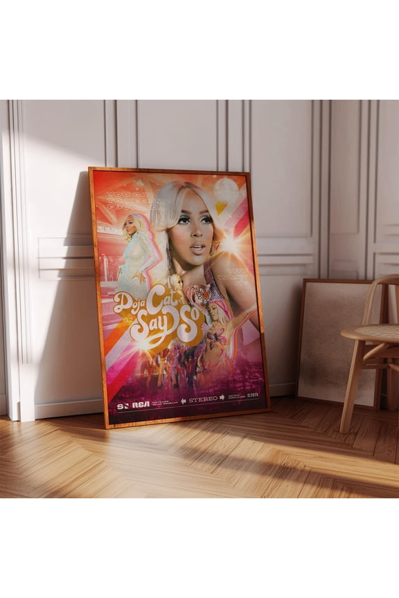 Doja Cat Poster Concert Poster Album Poster Print Album Cover Poster Pop Music Poster Room Decor Music Gift Music Decor