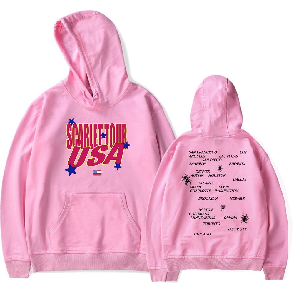 Doja Cat Scarlet Tour Merch Hoodies Classic Long Sleeve Sweatshirt Suit ...