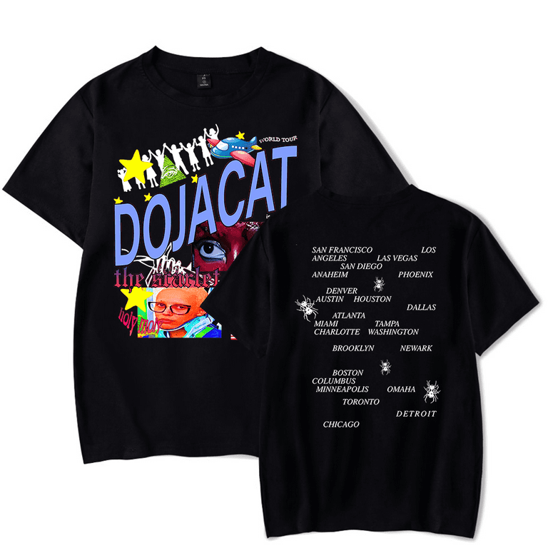 Doja Cat T shirt The Scarlet Tour Merch Unisex Short Sleeve Casual