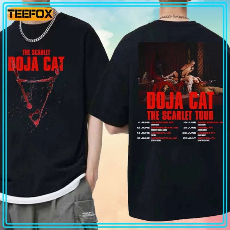 Doja Cat The Scarlet Tour 2024 Concert Unisex TShirt