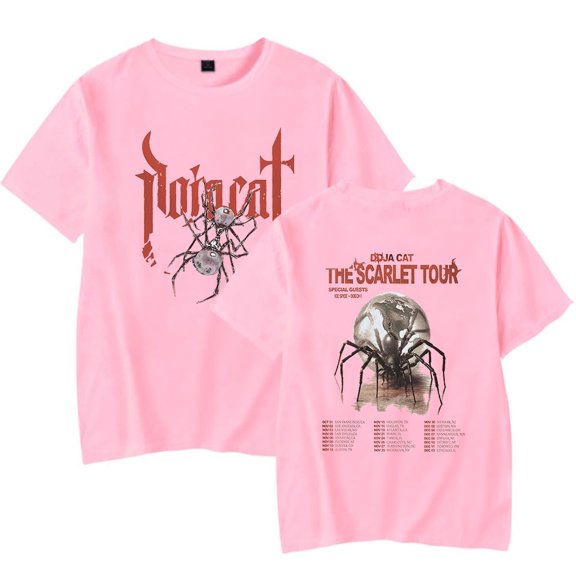 Doja Cat The Scarlet Tour 2024 Merch T-shirt unisex fashion summer T-shirt short sleeved top