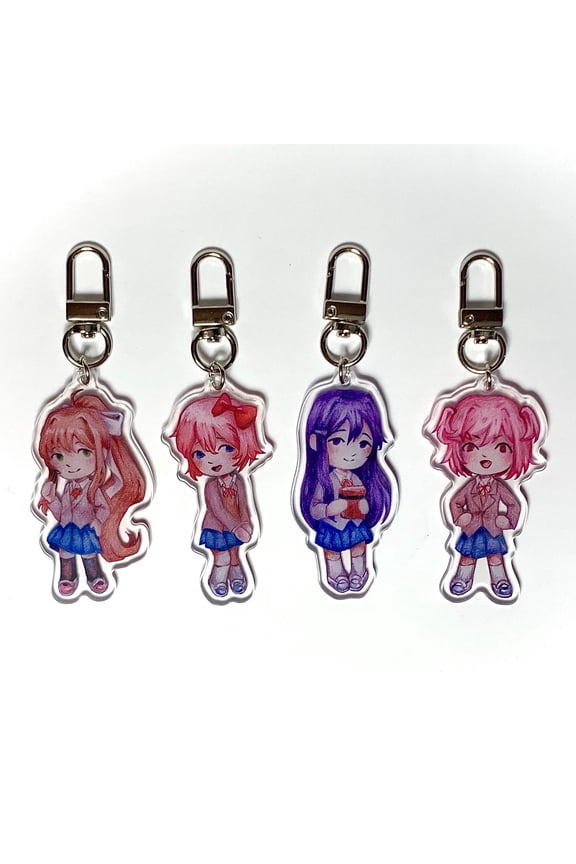 Doki Doki Literature Club Chibi Acrylic Keychains, RANDOM 1 PACK