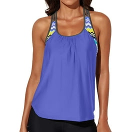 Coco Reef Womens Cassis Swirl Mesh Layer Underwire Tankini Top C-DD Cups  Style-U81035 Swimsuit 