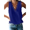 thumbnail image 1 of Dokotoo Womens Lace Tank Tops Summer Shirts Casual Tanks Casual Loose Sleeveless Blouse Shirts, 1 of 6