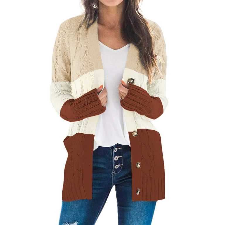 Dokotoo Plus Size Cardigan Button Down Sweater Plus Size Long Cardigans for Women - Walmart.com