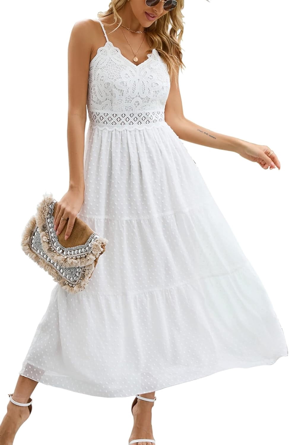 gingham blue and white dress 