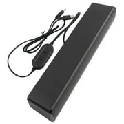 Dolby Soundbar Surround Sound Bars for Tv With Subwoofer,USB Wired Stereo Soundbar Music Player Bass Sound Box Input for PC Cellphones[Black]