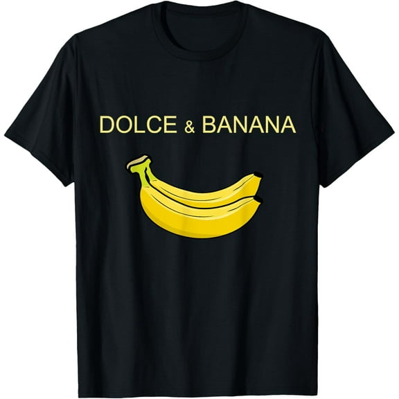 Dolce And Banana Funny Cute Graphic Design Banane T-Shirt