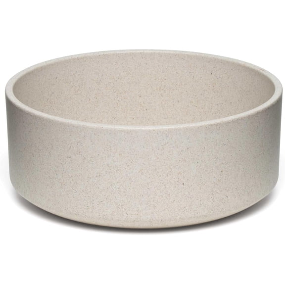 - Dolce Bamboo - Eco-Friendly Pet Bowls & Dishes for Dog, Cats, Puppy Food and Water Dish -Sustainable and Dishwasher Safe, Made with Real Bamboo (Small, Oat-Beige)