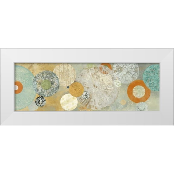 Dolce, Carmen 14x7 White Modern Wood Framed Museum Art Print Titled - Beach Spa I