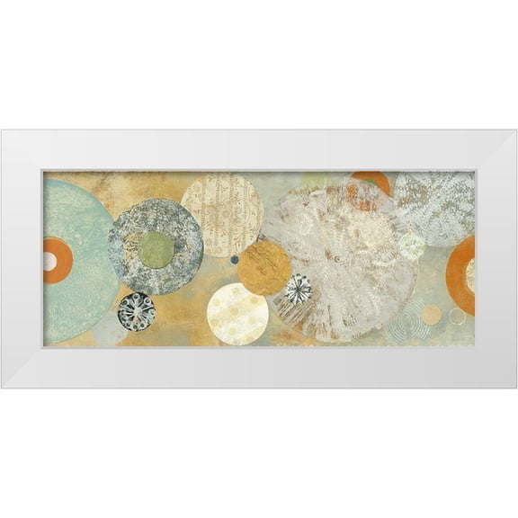 Dolce, Carmen 14x8 White Modern Wood Framed Museum Art Print Titled - Beach Spa I