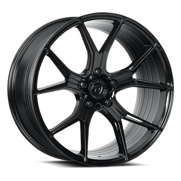 Dolce Element 19X9.5 5X120 +40mm Gloss Black Wheel 19" Inch Rim New