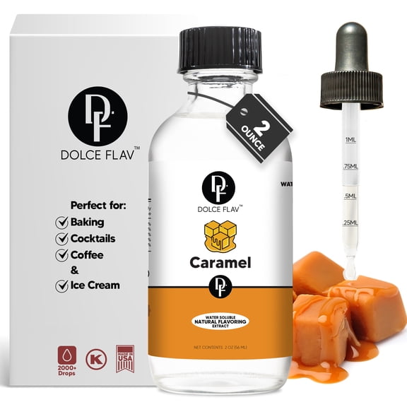 Dolce Flav - Caramel Extract Water Soluble 2 oz