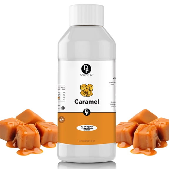 Dolce Flav - Caramel Extract Water Soluble 8 oz