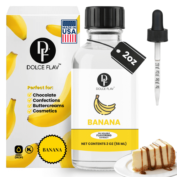Dolce Flav - Oil Soluble Banana Flavoring 2 oz
