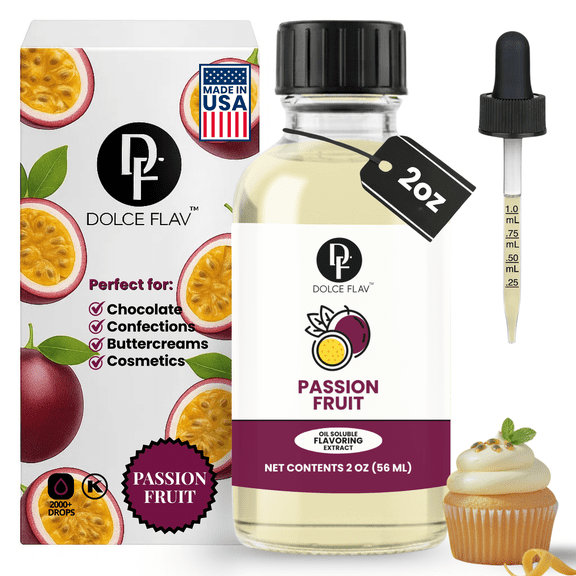 Dolce Flav - Oil Soluble Passion Fruit Flavoring 2 oz