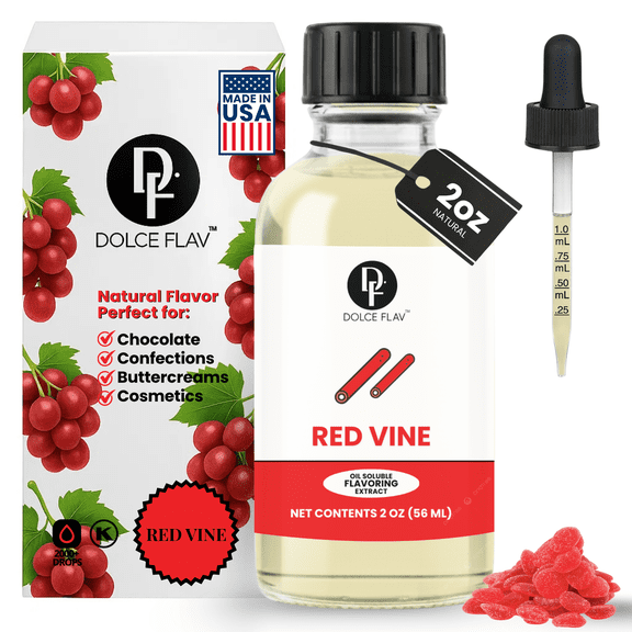 Dolce Flav - Oil Soluble Red Vine Flavoring 2 oz